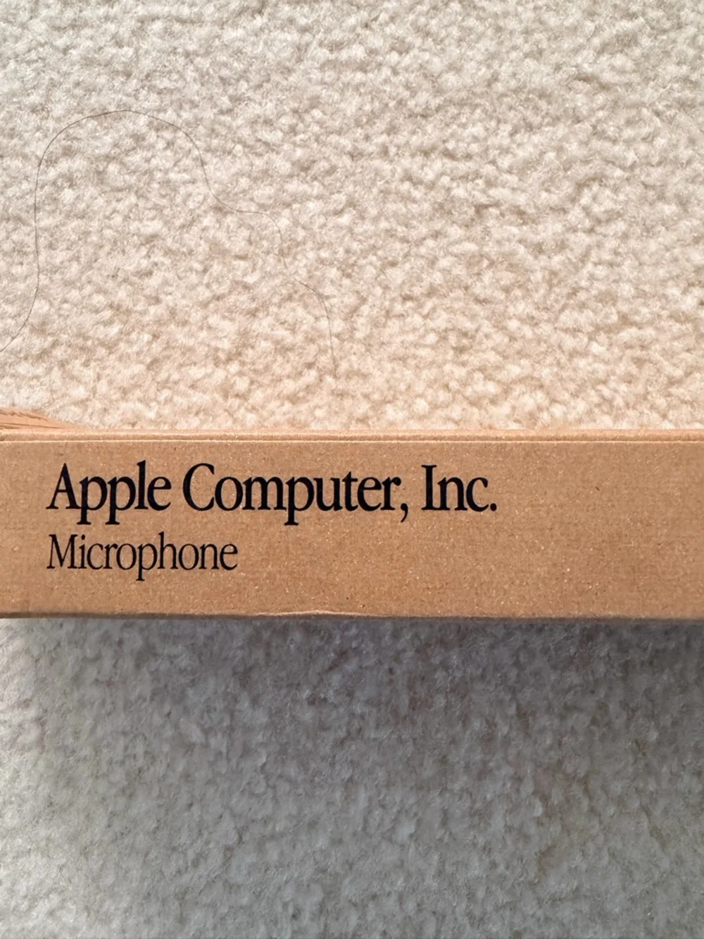 Vintage Apple Computer Inc. Macintosh Microphone New Old Stock NOS 1990s